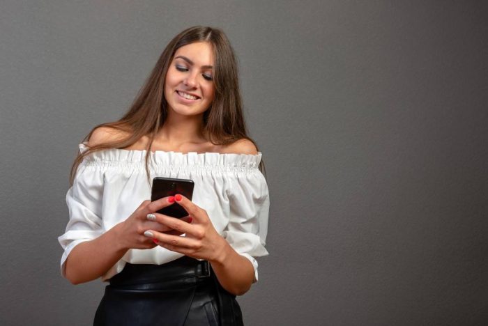 smiling young woman